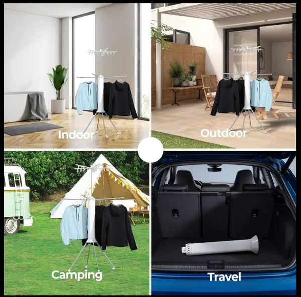 HOMSIC_OrbitDry_360_Foldable_Stainless_Steel_Clothes_Drying_Stand_with_2-Tier_Rotating_Wings,_Heavy_Duty_Laundry_Dryer_Rack_for_Indoor_&_Outdoor_Use