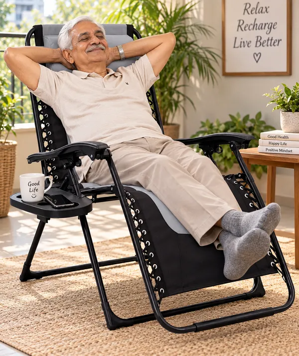 Homsic_Stainless_Steel_Zero_Gravity_Chair,_Lawn_Chair_Recliner_Lounge,_Portable_Camping_Folding_Beach_Chair_With_Removable_Pillow_(Grey_Star)