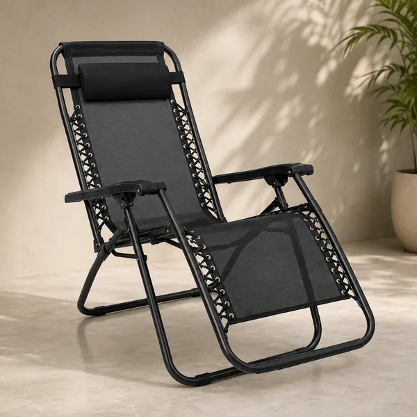 Homsic_Black_Foldable_Recliner_Chair_For_Resting_Young_And_Old_People_Fabric_Outdoor_Chair_(DARK_BLACK,_Pre-assembled