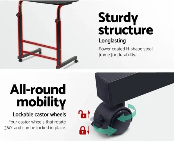 HOMSIC_Adjustable_Portable_Laptop_Table_with_Wheels_|_Height_Adjustable_Multipurpose_Desk_for_Home_&_Office_|_Black