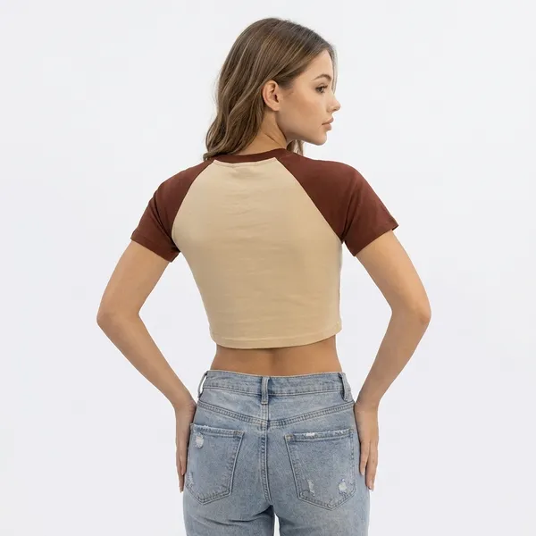 Brown_And_Off_White_Cotton_Blend_Printed_Crop_Top_For_Women