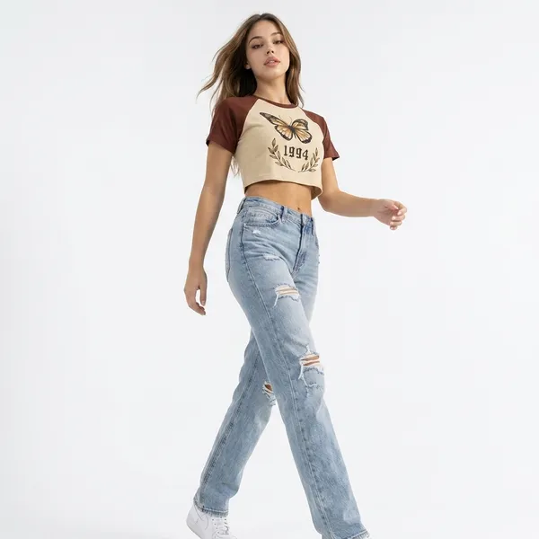 Brown_And_Off_White_Cotton_Blend_Printed_Crop_Top_For_Women