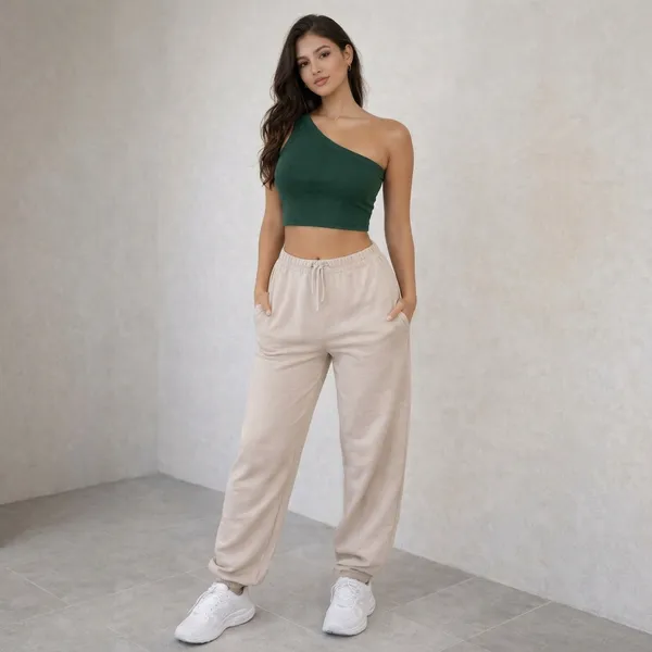 Green_Cotton_Blend_Tank_Crop_Top_For_Women