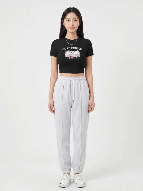 Black_Cotton_Blend_Graphic_Crop_Top_For_Women