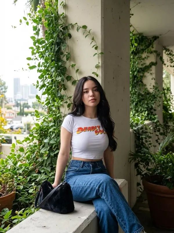 Deadly_doll_printed_white_Cotton_Blend_Crop_Top_For_Women