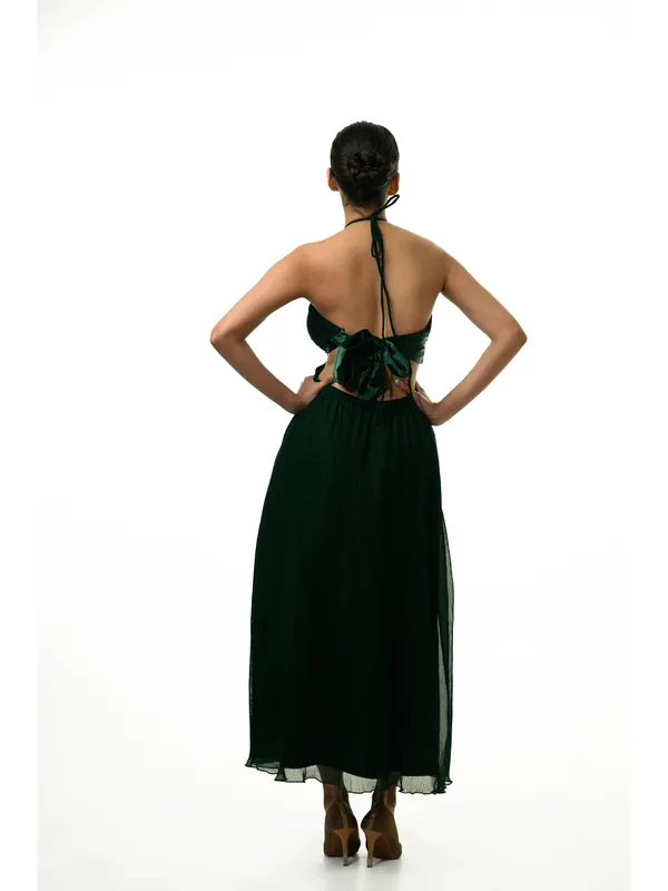 Emerald_Green_Pleated_Dress