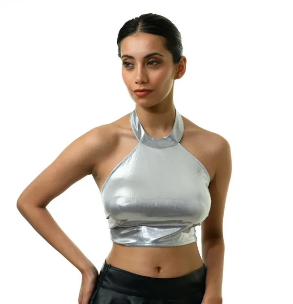 Metallic_Halter_Top_Silver