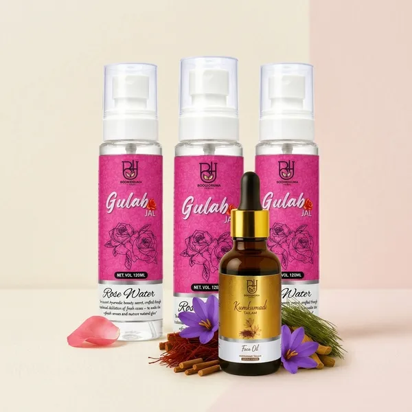 Bodhidruma_Herbal_Kumkumadi_Face_Oil_&_Rose_Water_Glow_Combo