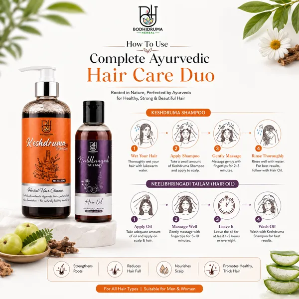 Bodhidruma_Herbal_Hair_Nourishment_Duo_(Oil_+_Shampoo)
