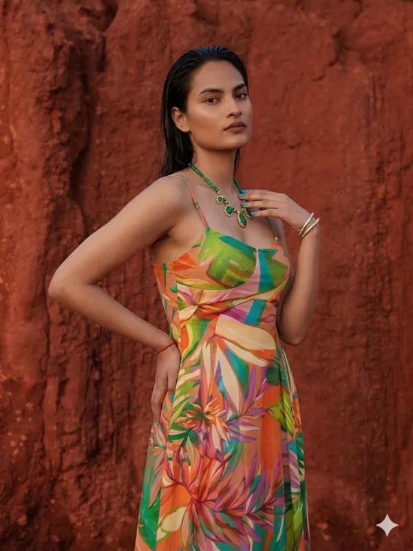 ORANGE_PALM_
DRESS
Multicolor_Rayon_Maxi_Dress_For_Women