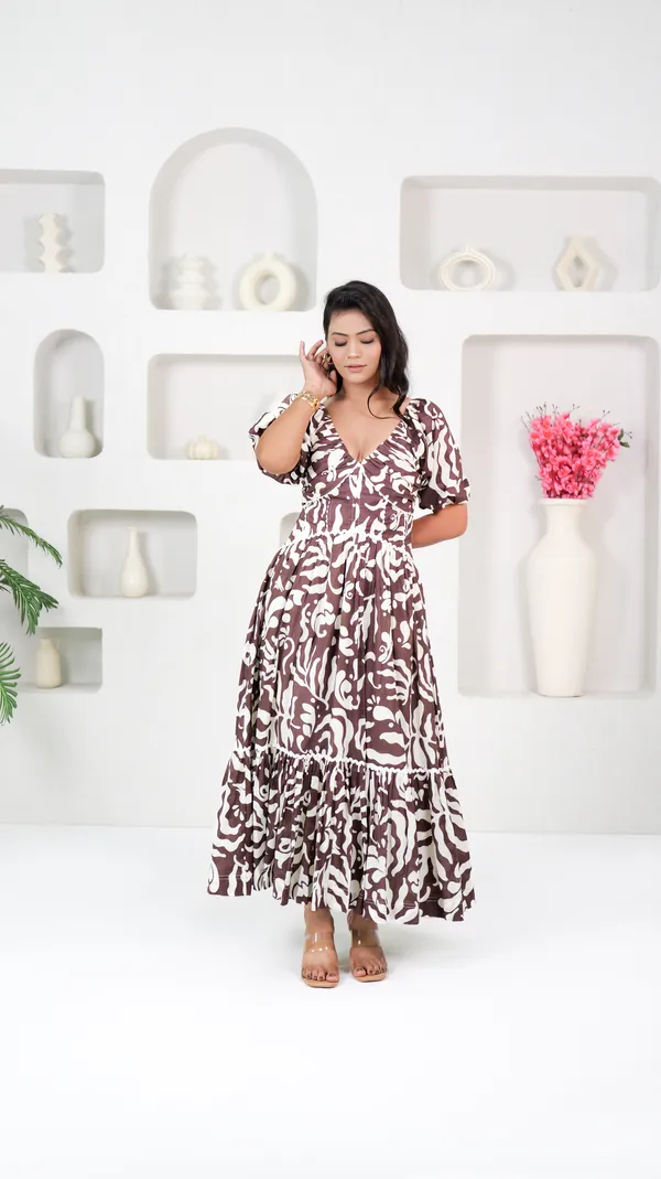 ISLAND_MUSE_DRESS-Brown_Cambric_Maxi_Dress_For_Women