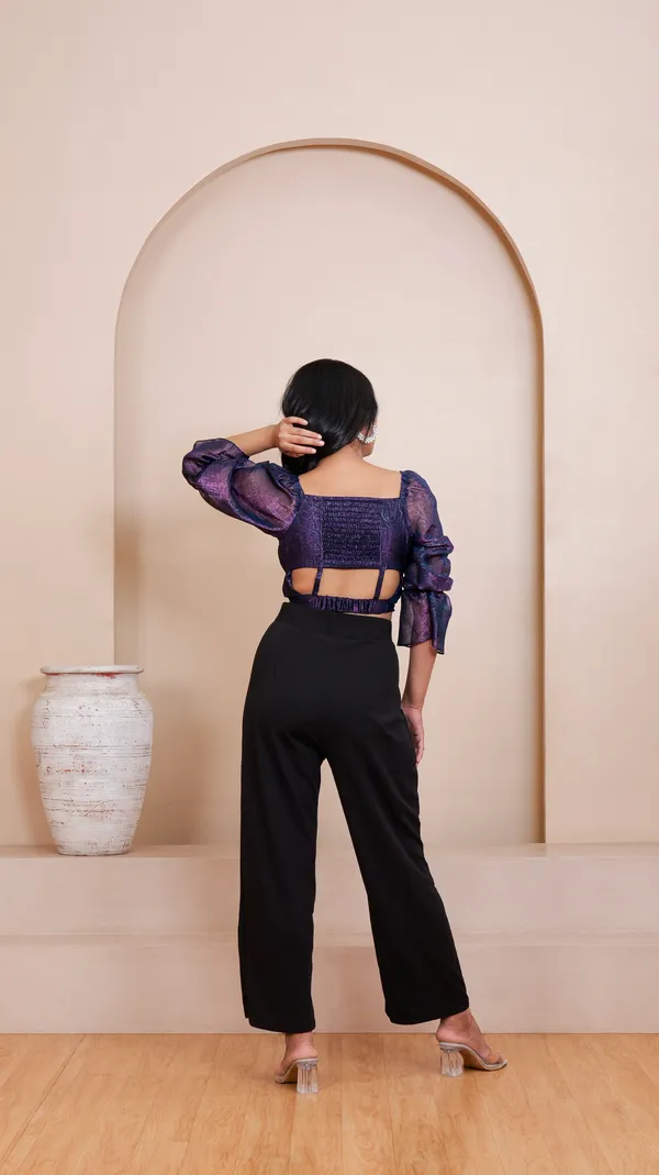 COSMO_
SQUARE_NECK_TOP-Purple_Shimmer_Crop_Top_For_Women