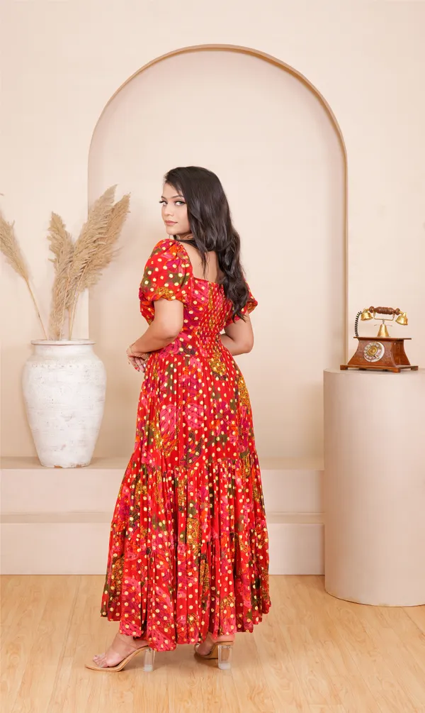MIRAA_KNOT_DRESS-Red_Viscose_Georgette_dress_For_Women