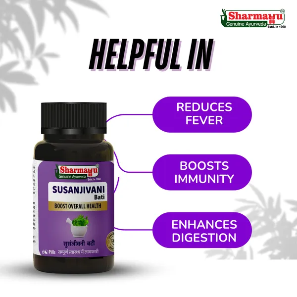 Sharmayu_Susanjivani_Bati_Sanjivani_Bati_Ayurvedic_Fever_Relief_Immunity_Booster_60_Pills