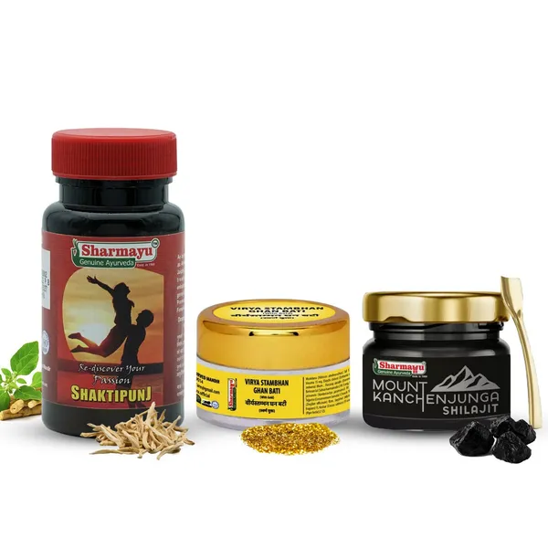 V_Stambhan_Ghan_Bati_25_Tab_Mount_Kanchenjunga_Shilajit_20_Gm_Shaktipunj_80_Tab