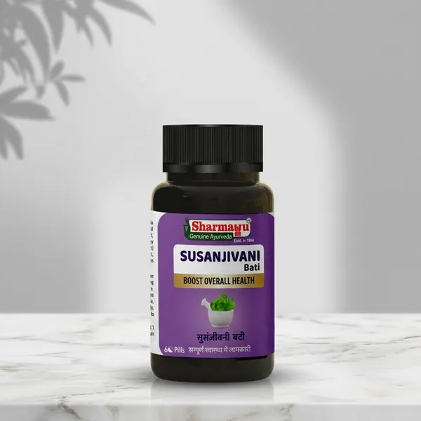 Sharmayu_Susanjivani_Bati_Sanjivani_Bati_Ayurvedic_Fever_Relief_Immunity_Booster_60_Pills
