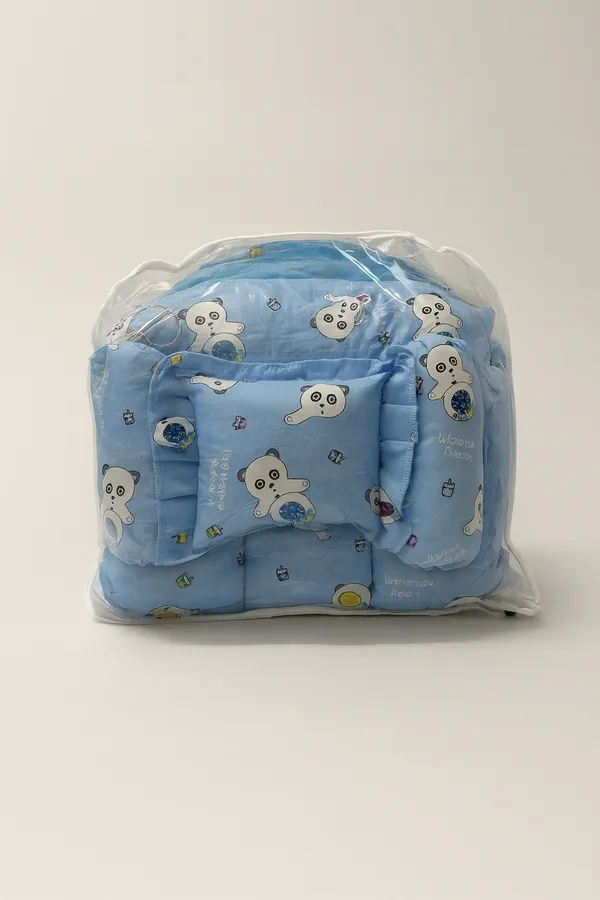 BLUE_BABY_BEDDING_WITH_MOSQUITO_NET_AND_NEST_BED__CARTOON_IMAGE_0-3_MONTH