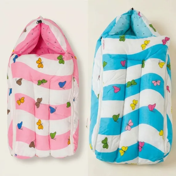 Pink_Cotton_Butterfly_Print_And_Blue_Cotton_Butterfly_Print_Baby_Sleeping_Bag_For_New_Born_Combo_Pack_Of_2