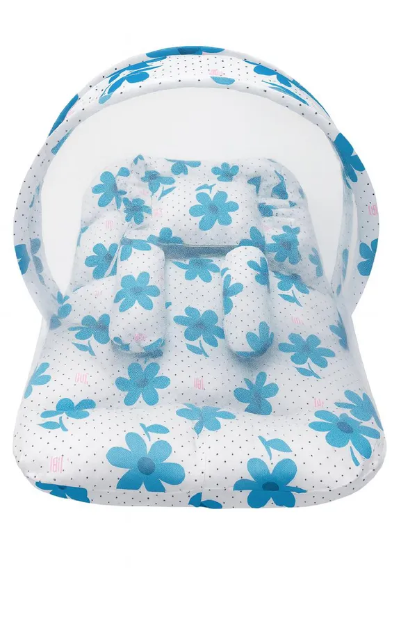 Blue_White_Cotton_Floral_Print_Baby_Bedding_Set_For_New_Born