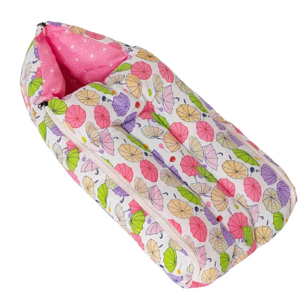 Multicolour_Cotton_Leaf_Print_Baby_Sleeping_Bag_For_New_Born