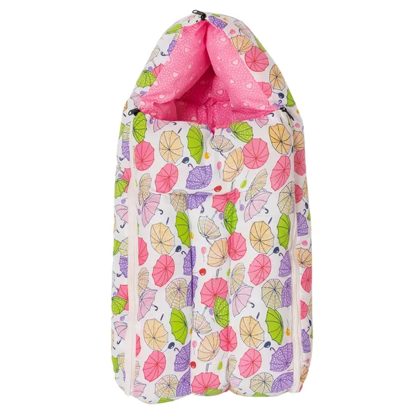 Multicolour_Cotton_Leaf_Print_Baby_Sleeping_Bag_For_New_Born