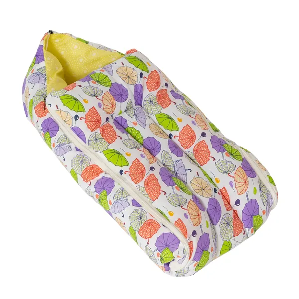 Blue_Cotton_Printed_Hooded__And_Multicolour_Cotton_Umbrella_Print_Baby_Sleeping_Bag_For_New_Born_Combo_Pack_Of_2