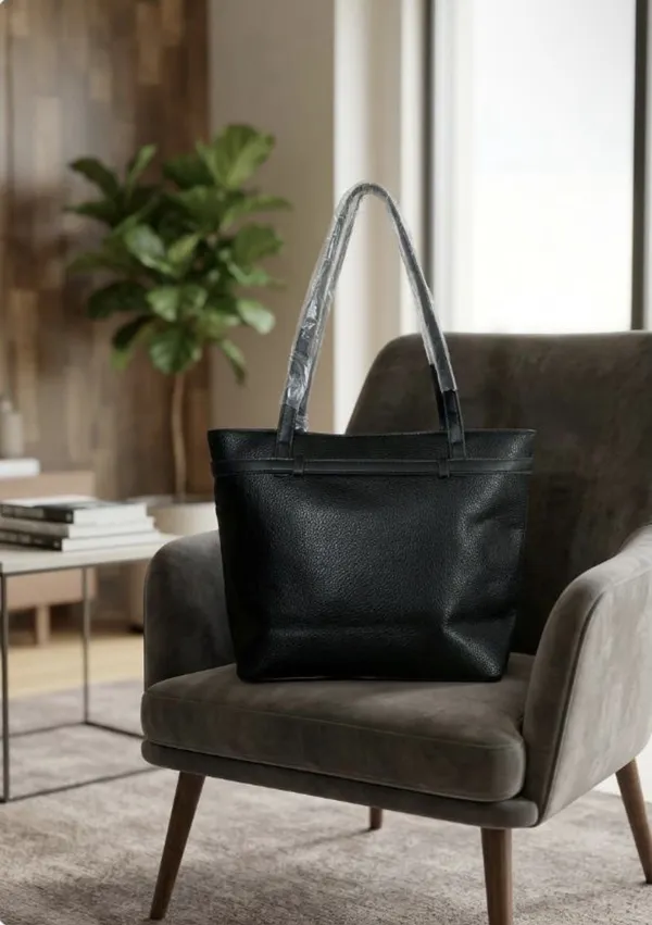 Black_Solid_Tote_Bag_For_Women