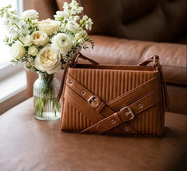 Premium_Brown_Quilted_Crossbody_Sling_Bag_for_Women