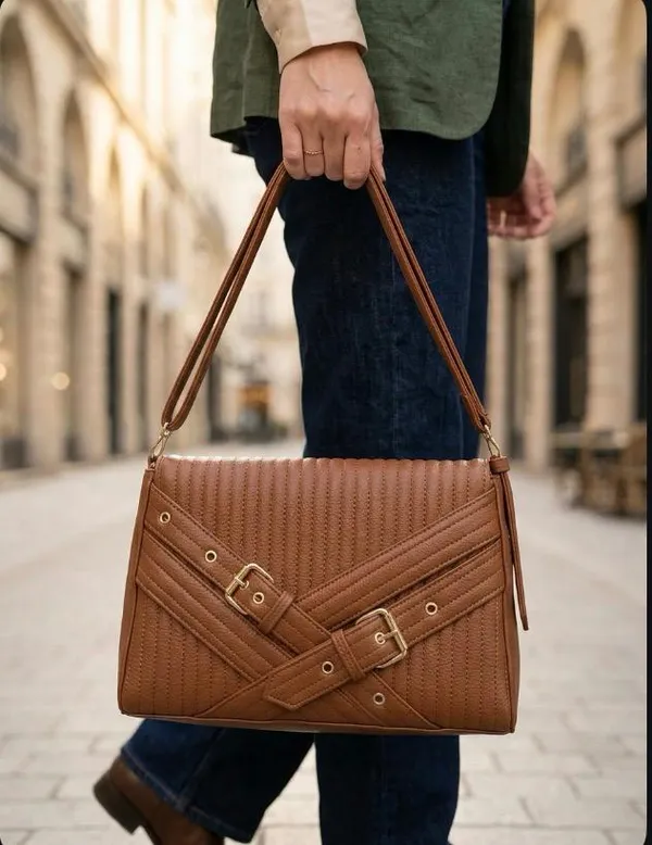 Premium_Brown_Quilted_Crossbody_Sling_Bag_for_Women