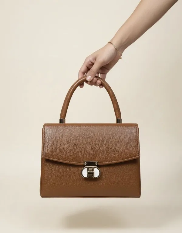 Brown_Solid_Hand_Held_Bag_For_Women