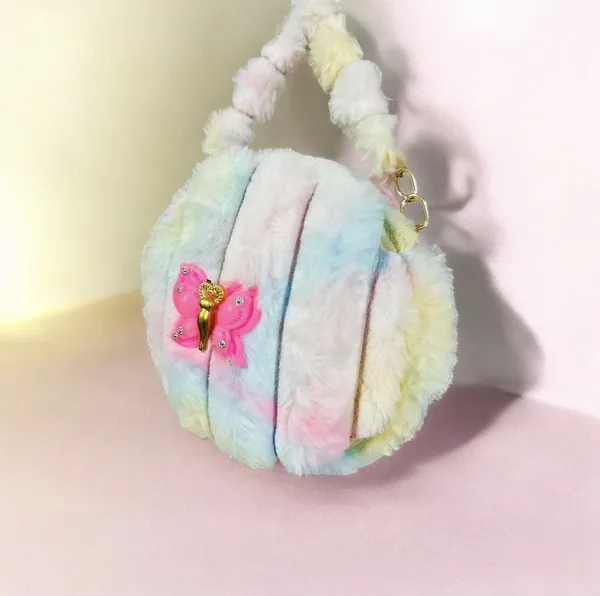 Multicolor_Plush_Sling_Bag_For_Girls