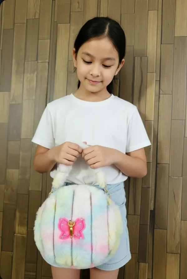 Multicolor_Plush_Sling_Bag_For_Girls