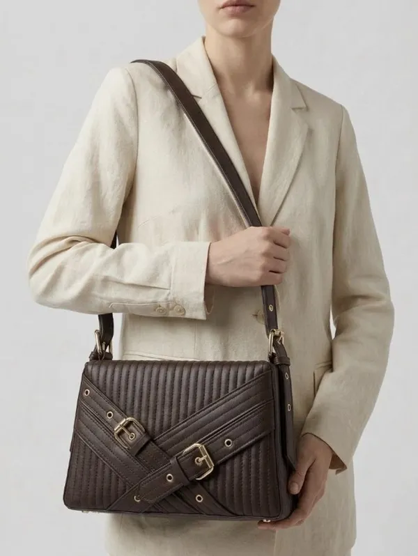 Brown_Multi_Belt_Hand_Held_Bag_For_Women