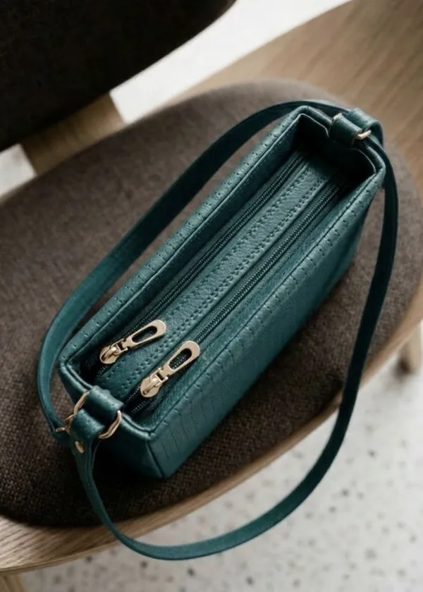 Green_Pu_Multi_Strap_Convertible_Handbag_For_Women