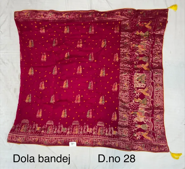 Rani_Pink_Dola_Silk_Bandhej_Meena_Saree_For_Women