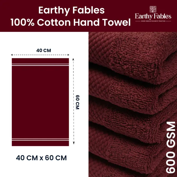Vintage_Maroon_Hand_Towel_100%_Combed_Cotton_600_GSM_60x40_Cm_(Set_of_2)