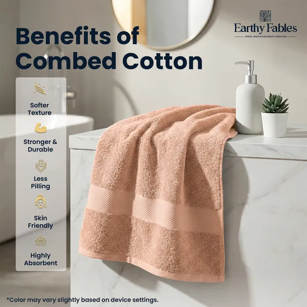 Peach_Bath_Towel_100%_Combed_Cotton_600_GSM_150x70_Cm_(Set_of_1)