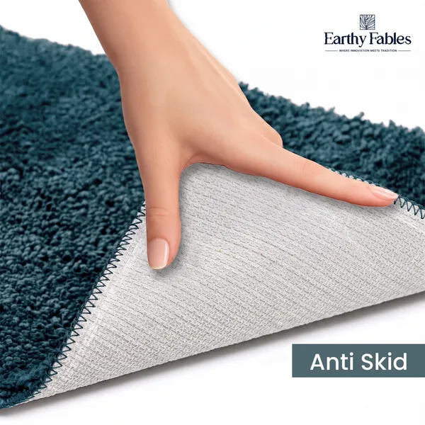 Teal_Cut_Pile_Bath_Mat_100%_Microfiber_1600_GSM_60x40_Cm_(Set_of_1)