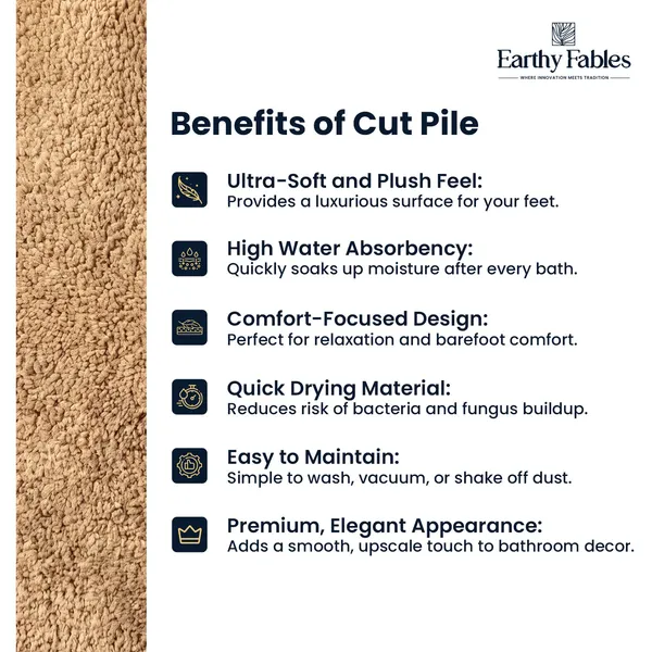 Beige_Cut_Pile_Bath_Mat_100%_Microfiber_1600_GSM_60x40_Cm_(Set_of_1)