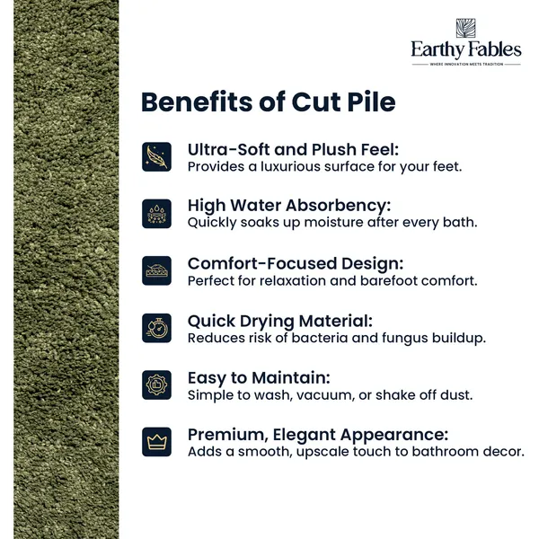 Green_Cut_Pile_Bath_Mat_100%_Microfiber_1600_GSM_60x40_Cm_(Set_of_1)