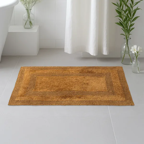 Gold_Reversible_Bath_Mat_100%_Cotton_2000_GSM_80x50_Cm_(Set_of_1)
