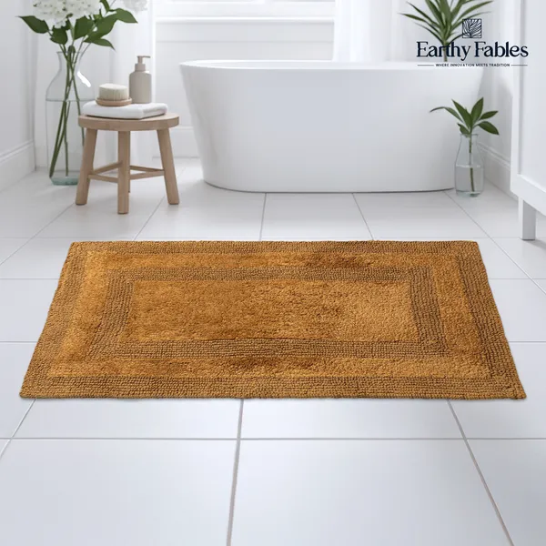 Gold_Reversible_Bath_Mat_100%_Cotton_2000_GSM_80x50_Cm_(Set_of_1)