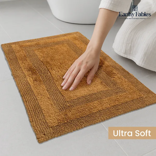 Gold_Reversible_Bath_Mat_100%_Cotton_2000_GSM_80x50_Cm_(Set_of_1)