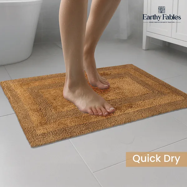 Gold_Reversible_Bath_Mat_100%_Cotton_2000_GSM_80x50_Cm_(Set_of_1)