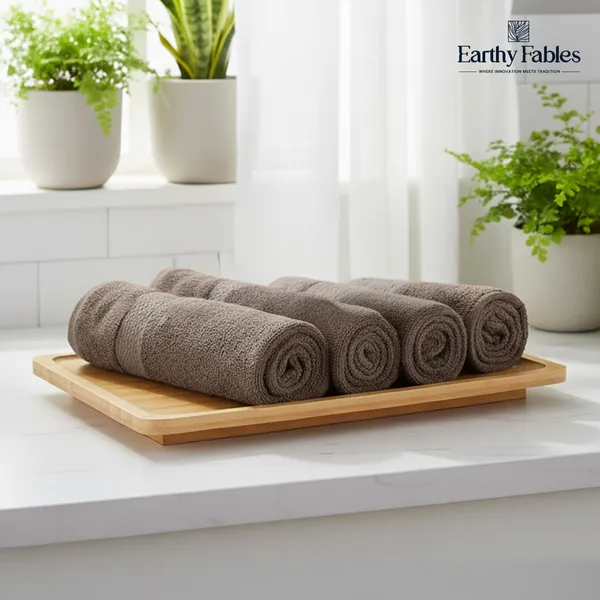 Grey_Hand_Towel_100%_Combed_Cotton_600_GSM_60x40_Cm_(Set_of_4)