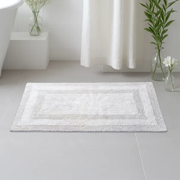 Silver_Reversible_Bath_Mat_100%_Cotton_2000_GSM_80x50_Cm_(Set_of_1)