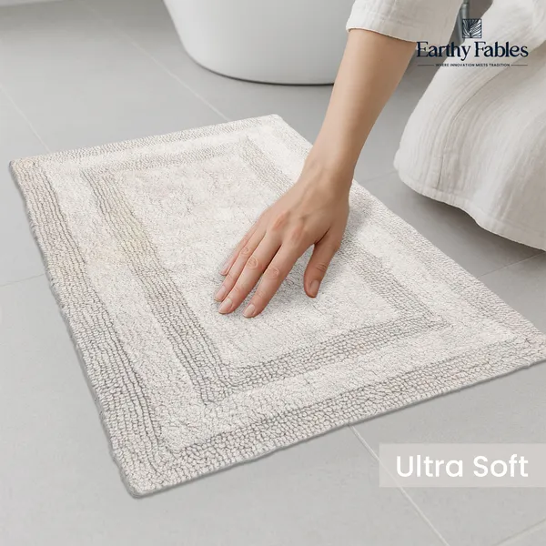 Silver_Reversible_Bath_Mat_100%_Cotton_2000_GSM_80x50_Cm_(Set_of_1)