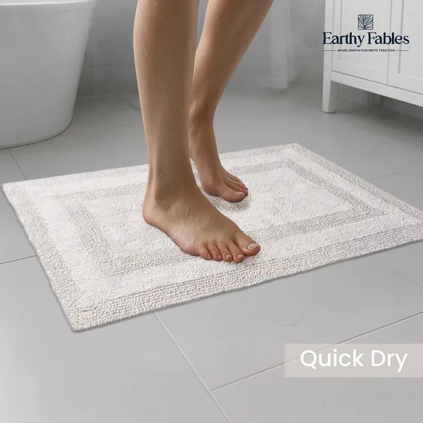 Silver_Reversible_Bath_Mat_100%_Cotton_2000_GSM_80x50_Cm_(Set_of_1)