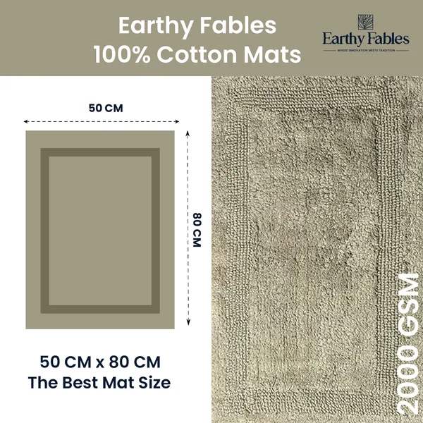 Green_Reversible_Bath_Mat_100%_Cotton_2000_GSM_80x50_Cm_(Set_of_1)
