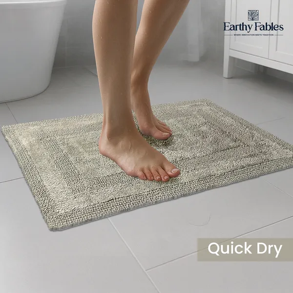 Green_Reversible_Bath_Mat_100%_Cotton_2000_GSM_80x50_Cm_(Set_of_1)